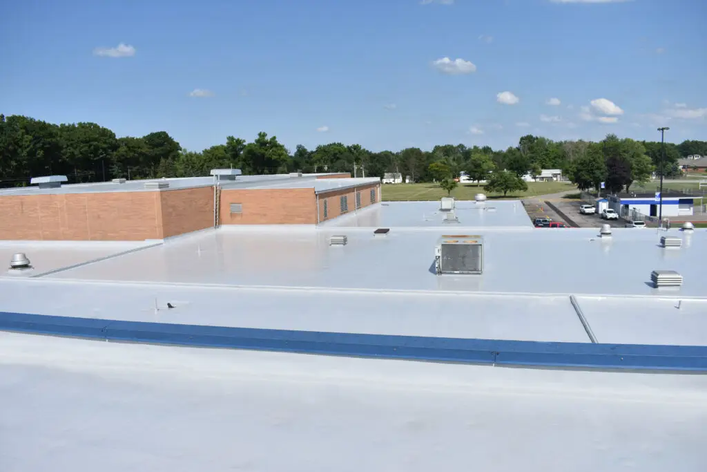 Commercial roof coating
