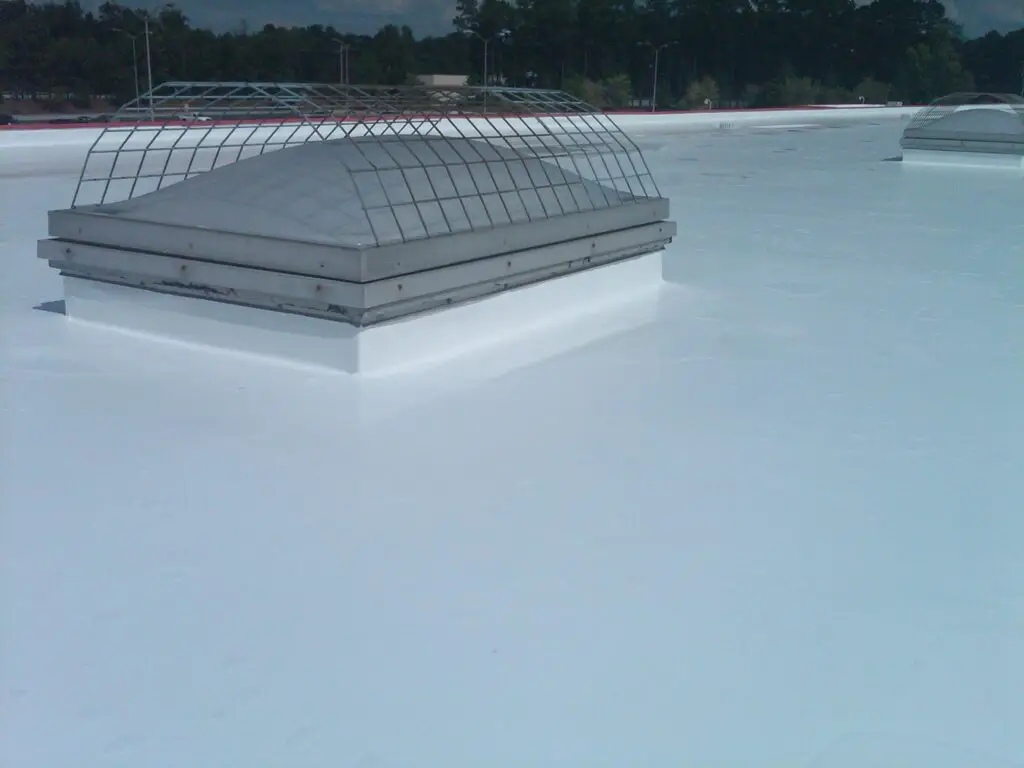 Silicone roof coating