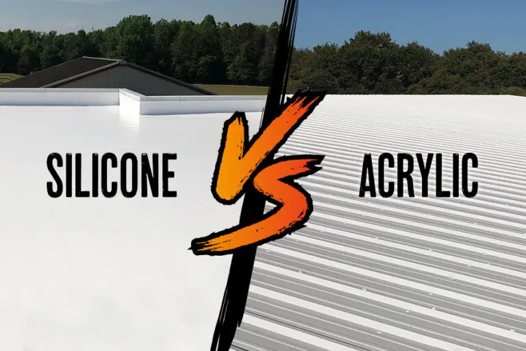 silicone vs acrylic roof coating