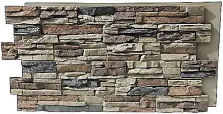synthetic rock siding