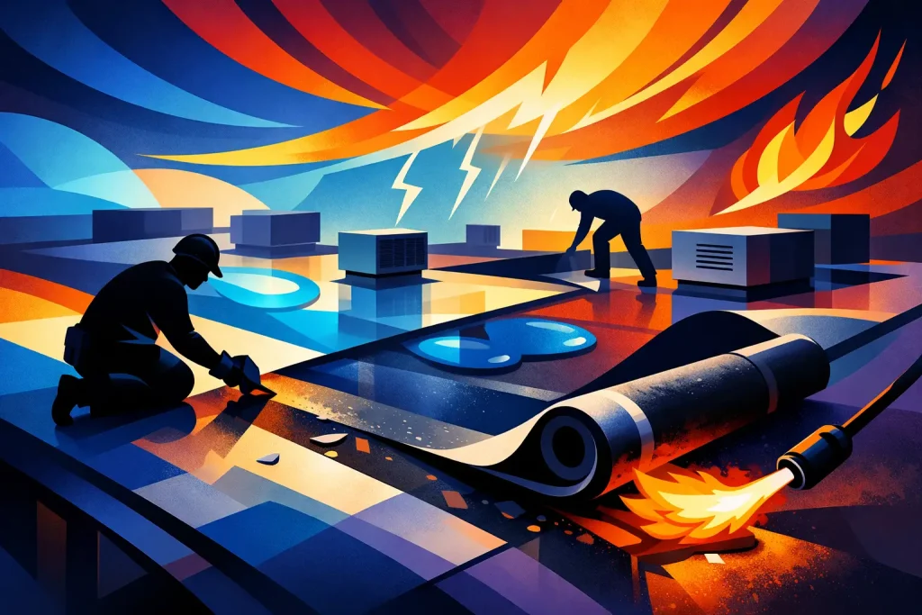 Commercial Flat Roof Repair Options