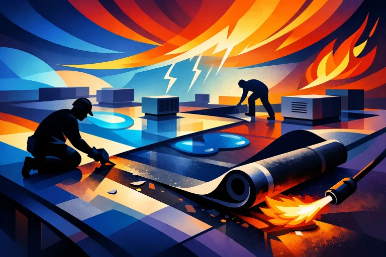 Commercial Flat Roof Repair Options