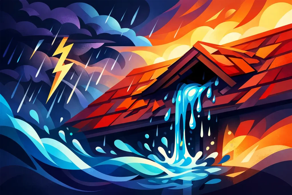 Roof Leak Repair After Storm Damage