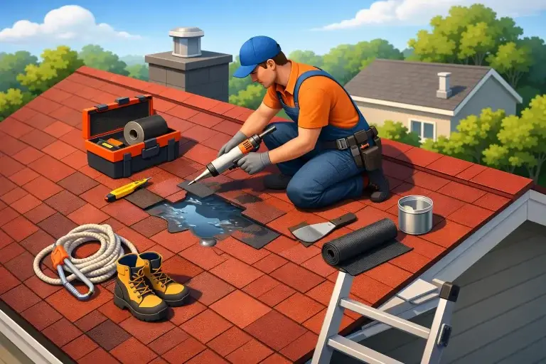 How to Fix Minor Roof Leaks Safely