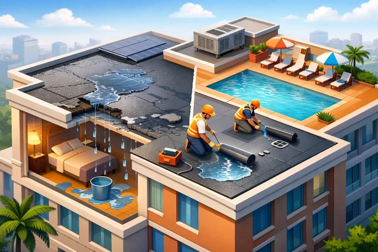 Hotel Roof Leak Solutions That Hold Up