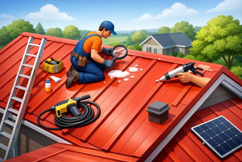 How to Maintain a Metal Roof the Right Way