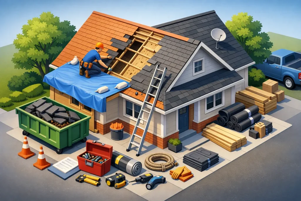 How to Prepare for Roof Replacement