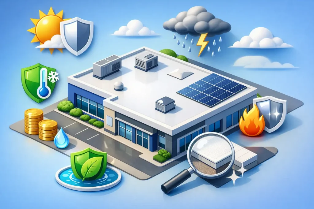 8 Best Commercial Roof Coating Benefits