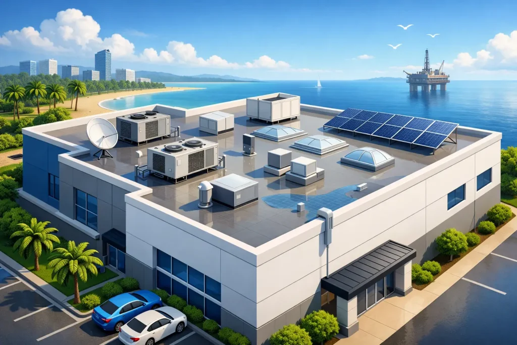 Commercial Flat Roof Guide for Gulf Coast Owners