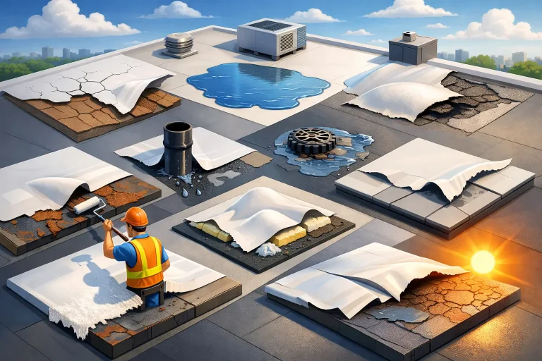 What Causes Roof Coating Failure? 9 Common Issues