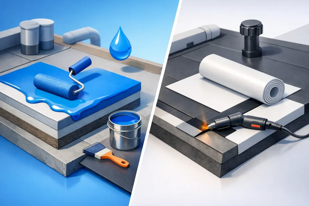 Coating Systems Versus Membranes Compared