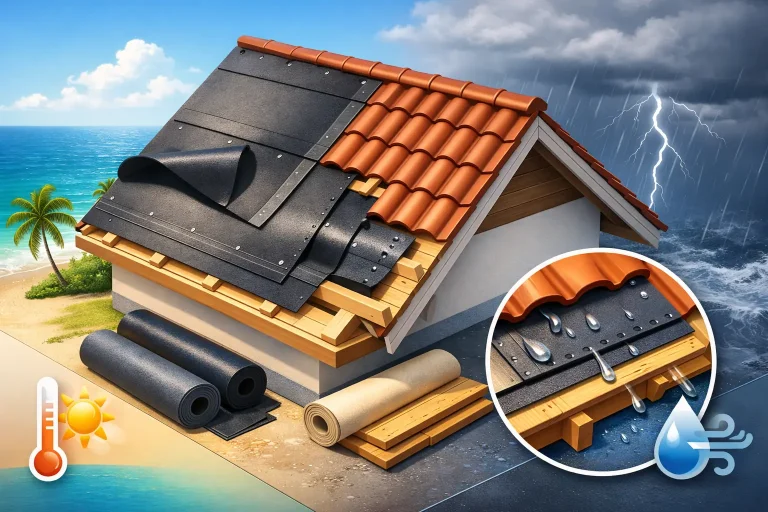 How to Choose Roof Underlayment for Gulf Weather