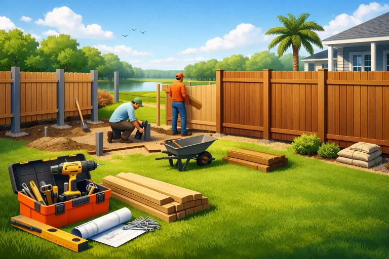Privacy Fence Installation Cost in South Mississippi