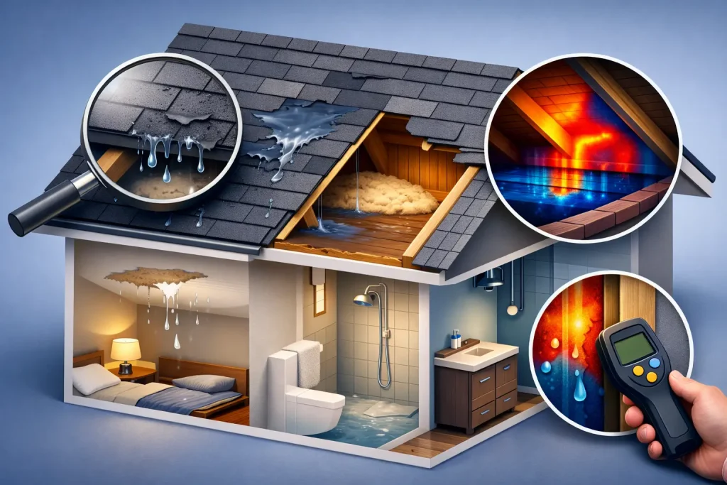 Are Roof Leaks Always Visible? What to Check